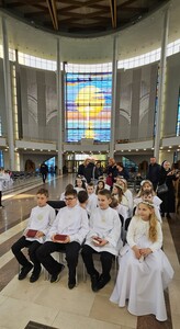 Pielgrzymka dzieci do Łagiewnik