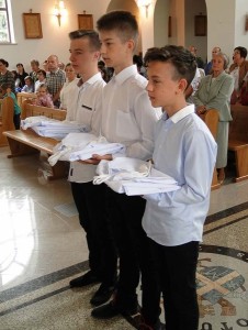 11 czerwca 2017 - Błogosławieństwo do pełnienia funkcji ministranta i lektora