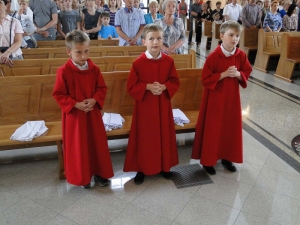 Błogosławieństwo nowych ministrantów