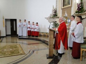 Błogosławieństwo nowych ministrantów