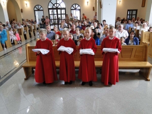 Błogosławieństwo nowych ministrantów