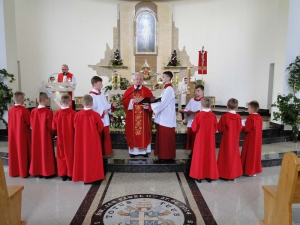 Błogosławieństwo nowych ministrantów