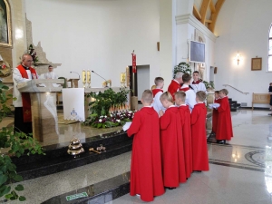 Błogosławieństwo nowych ministrantów