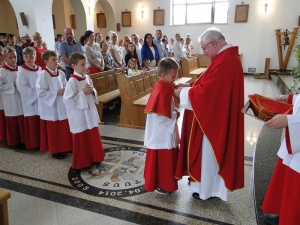 Błogosławieństwo nowych ministrantów