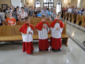Błogosławieństwo nowych ministrantów