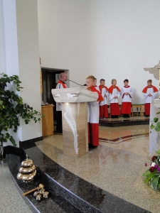 Błogosławieństwo nowych ministrantów