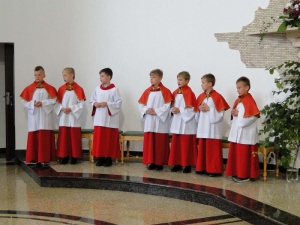 Błogosławieństwo nowych ministrantów