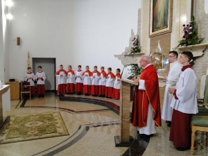 Błogosławieństwo nowych ministrantów