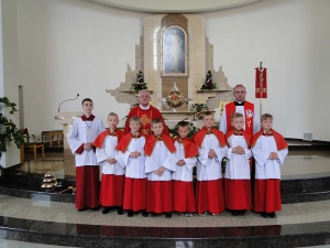 Błogosławieństwo nowych ministrantów
