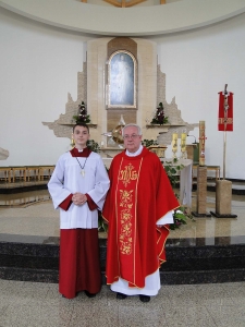 Błogosławieństwo nowych ministrantów
