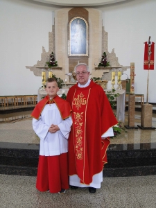 Błogosławieństwo nowych ministrantów