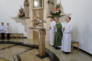 Powitanie nowego Księdza Wikariusza