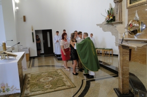 Powitanie nowego Księdza Wikariusza