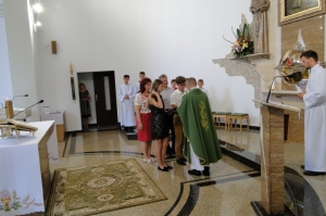 Powitanie nowego Księdza Wikariusza