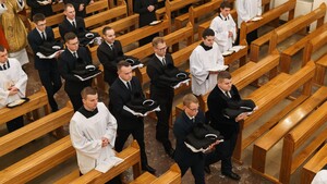 Obłóczyny w przemyskim seminarium