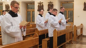 Obłóczyny w przemyskim seminarium