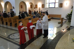 Przyjęcie do grona ministrantów