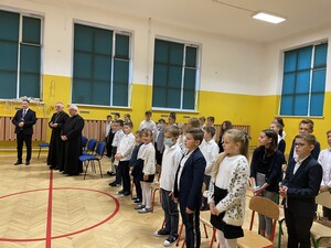 Wizyta Księdza Biskupa w szkole