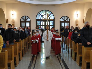 Błogosławieństwo ministrantów i modlitewników