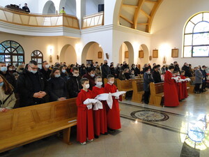 Błogosławieństwo ministrantów i modlitewników