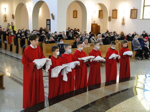 Błogosławieństwo ministrantów i modlitewników