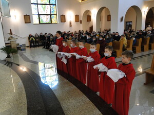 Błogosławieństwo ministrantów i modlitewników