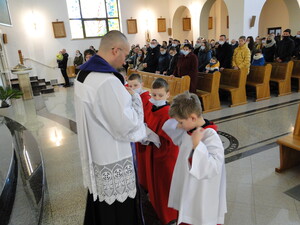 Błogosławieństwo ministrantów i modlitewników
