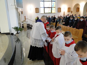Błogosławieństwo ministrantów i modlitewników