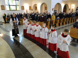 Błogosławieństwo ministrantów i modlitewników