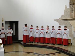 Błogosławieństwo ministrantów i modlitewników