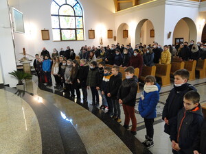 Błogosławieństwo ministrantów i modlitewników