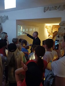 Dzieci z pielgrzymką u Matki Bożej Kalwaryjskiej