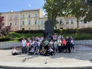 Dzieci z pielgrzymką u Matki Bożej Kalwaryjskiej
