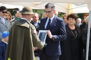 Uroczystości pogrzebowe śp. Kazimierza Człowiekowskiego ps. „Niemsta”