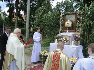 Dziękczynienie Bogu za dar Eucharystii