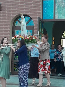 Maryja w Fatimie pokazuje dzieciom piekło