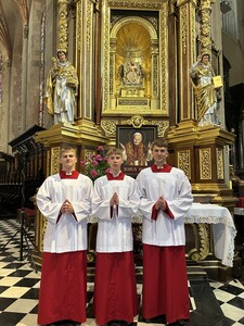 Błogosławieństwo nowych ceremoniarzy