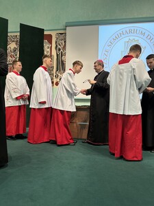 Błogosławieństwo nowych ceremoniarzy
