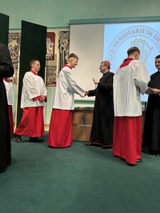 Błogosławieństwo nowych ceremoniarzy