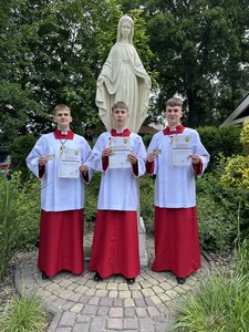 Błogosławieństwo nowych ceremoniarzy