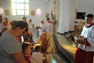 Błogosławieństwo dzieci i wianków