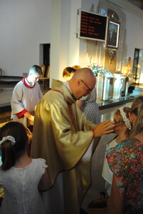 Błogosławieństwo dzieci i wianków