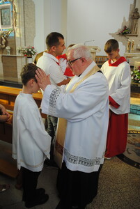 Błogosławieństwo dzieci i wianków