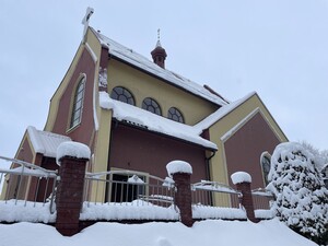 Pierwszy śnieg na Białobrzegach