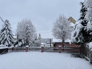 Pierwszy śnieg na Białobrzegach