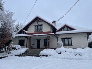 Pierwszy śnieg na Białobrzegach