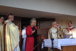 Wspólna modlitwa na krośnieńskim cmentarzu