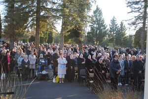 Wspólna modlitwa na krośnieńskim cmentarzu