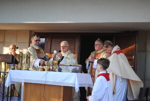 Wspólna modlitwa na krośnieńskim cmentarzu