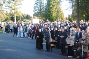 Wspólna modlitwa na krośnieńskim cmentarzu